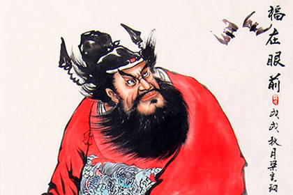 钟馗画 梁宪钢四尺竖幅人物画作品《